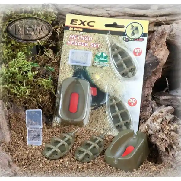 Cenová Bomba EXTRA CARP - Krmítko Method Feeder Set 20,30g + formička