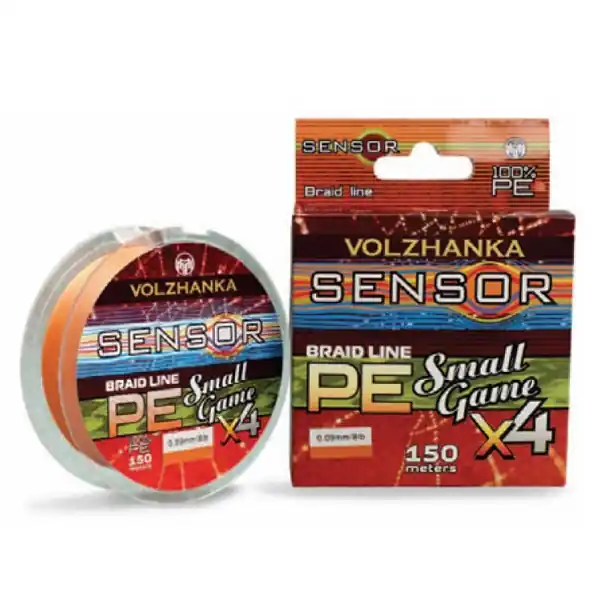 VOLŽANKA - Pletená šňůra SENSOR SMALL GAME X4 150m Novinka