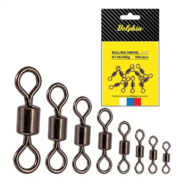 DELPHIN - Obratlík Rolling Swivel A-01 Sezónní Sleva