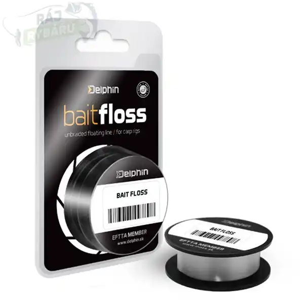 DELPHIN - Plovoucí návazcová šňůra Hook Line Bait Floss bílá 20m Top Prodej