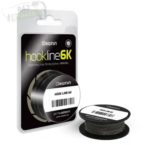 Víkendová Akce DELPHIN - Potápivá návazcová šňůra Hook Line 6K Gravel 20m
