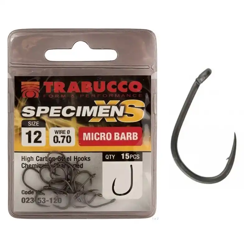 TRABUCCO - Háčky XS Specimen 15ks Bezpečná Platba