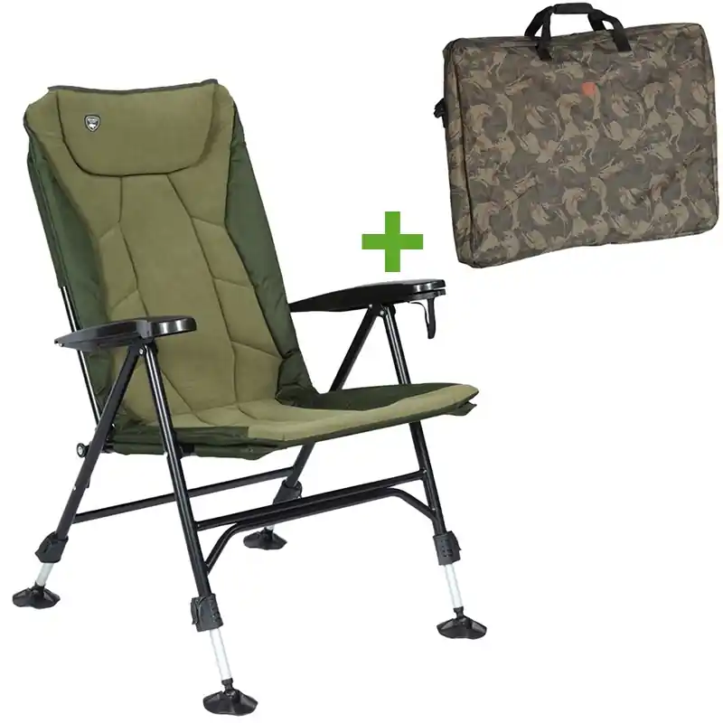 GIANTS FISHING - Sedačka Chair Deluxe FX + Transportní taška! Odeslání Ihned