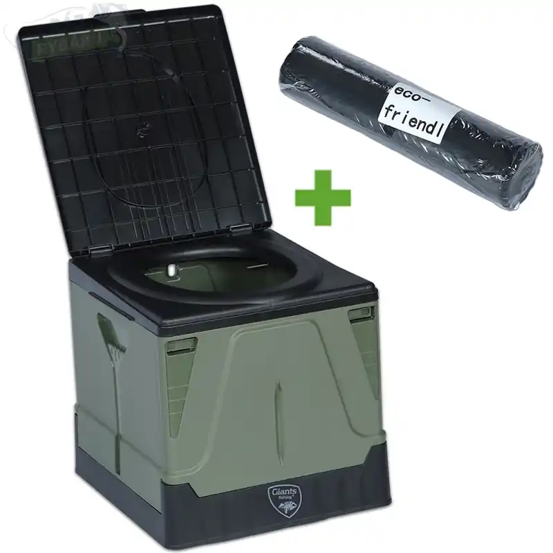 GIANTS FISHING - Skládací přenosná toaleta Folding Toilet Compact Cenový Hit