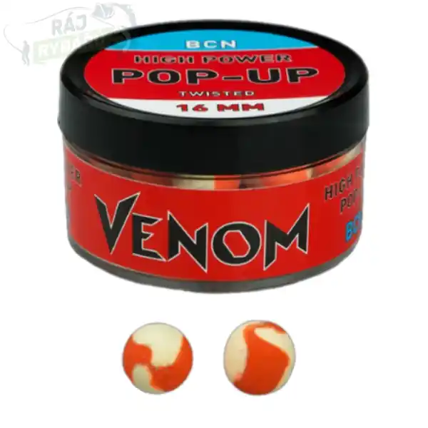 VENOM - High Power Pop-Up Boilie 16mm 45g Značkový