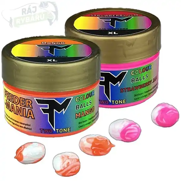FEEDERMANIA - Umělá nástraha Colour Balls Two Tone 6ks XL Aktuální