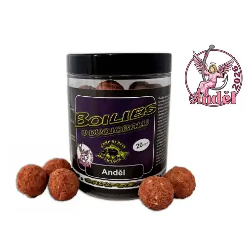 CSV Boilies v dvojobalu Anděl 20mm 180g Cenový Hit