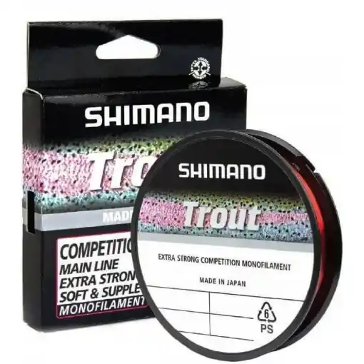 Jen Po Omezenou Doba Shimano Trout Competition Red 150m 0.16mm 2.16kg