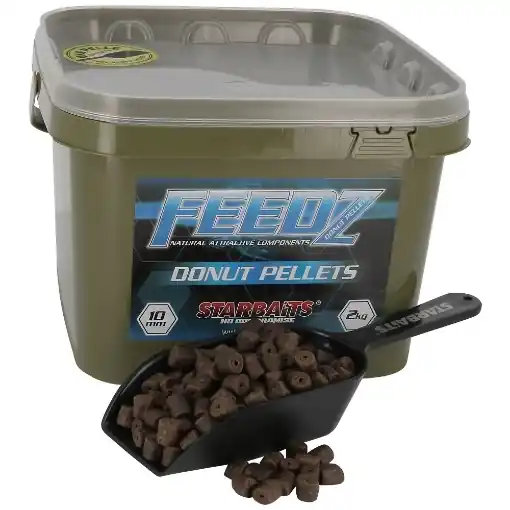 Starbaits Feedz Donuts Pellets avec trou 10mm 2kg Rychlé Dodání