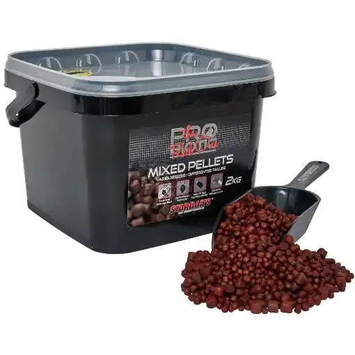 Starbaits Pro Mix de pellets Red One 2kg Výprodej