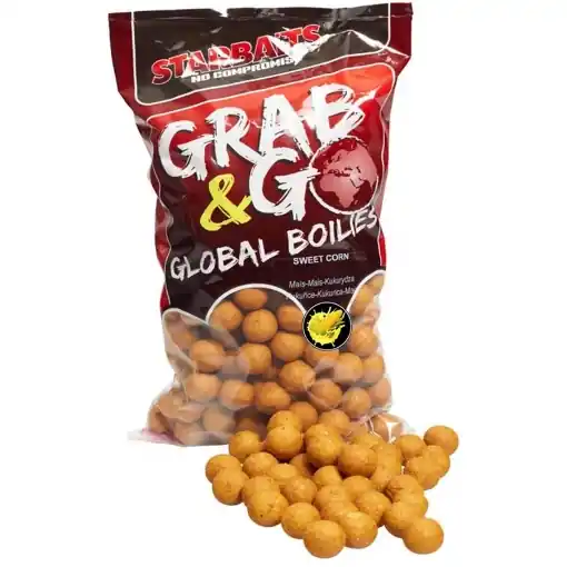Ověřený Starbaits Global Boilies Sweet Corn 20mm 800g