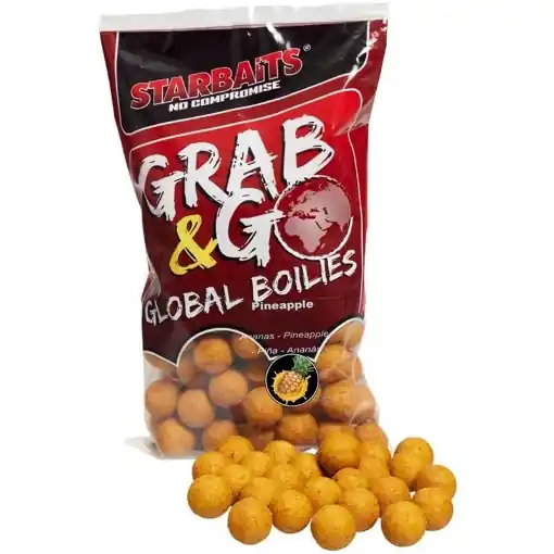 Časově Omezené Starbaits Global Boilies Ananas 20mm 800g