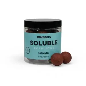Autentický Mikbaits Kulki Soluble Truskawka 24mm 250ml
