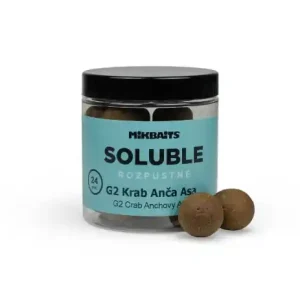 Speciální Cena Mikbaits Soluble Boilies G2 Krabbe Sardelle Asa 24mm 250ml