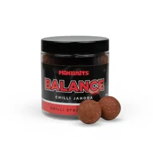 Levný Mikbaits Chilli Chips Balance Boilies Chilli Erdbeere 24mm 250ml