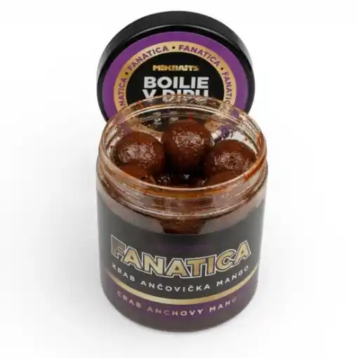 Mikbaits Fanatica Boilie v dipu Krab Ančovička Mango 24mm 250ml Koupit Online