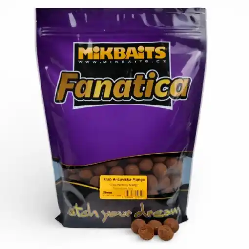 Autentický Mikbaits Fanatica Kulki Krab Sardela Mango 20mm 900g