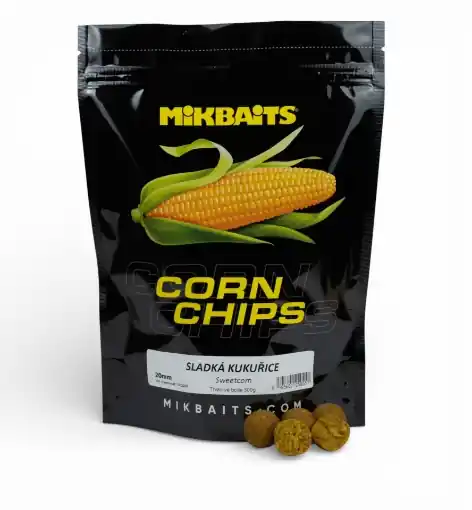 Sleva Mikbaits Corn Chips Boilies Sweet Corn 24mm 2.5kg