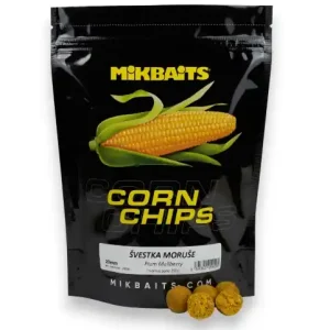 Akční Nabídka Mikbaits Corn Chips Boilies Pflaume Maulbeere 24mm 300g