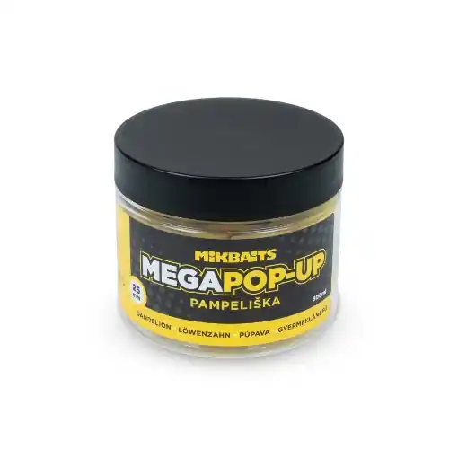 Mikbaits Mega Fluo Pop-Ups Dandelion 25mm 300ml Vysoce Kvalitní