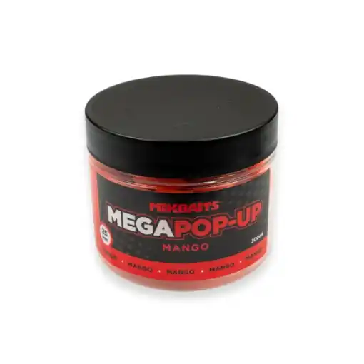Mikbaits Mega Fluo Pop-Up Mango 25mm 300ml Novinka