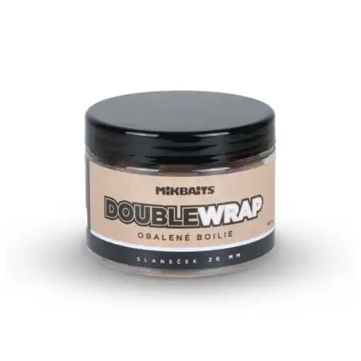 Mikbaits ManiaQ Double Wrap Boilies Hering 20mm 500ml Finální Výprodej
