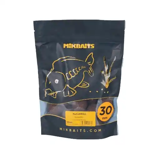 Mikbaits ManiaQ Boilie NutraKRILL 30mm 300g Vysoce Kvalitní
