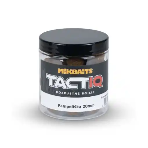 Levný Mikbaits TactiQ Soluble Boilies Dandelion 20mm 250ml