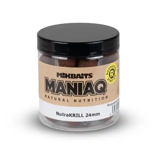 Top Prodej Mikbaits ManiaQ Rozpuszczalne kulki NutraKRILL 24mm 250ml