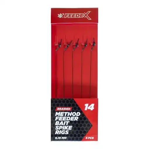 Novinka Feeder Expert Rig with Bait Spike Size 14 5pcs