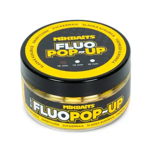Mikbaits Mini Pop-Up Fluo Maïs Doux 10mm 100ml Expresní Doručení