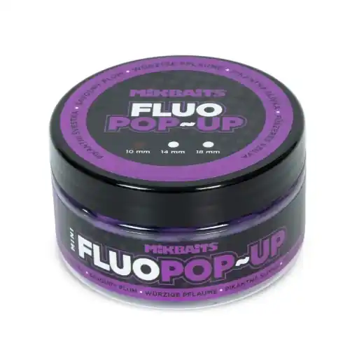 Sleva Mikbaits Mini Fluo Pop-Up Spicy Plum 10mm 100ml
