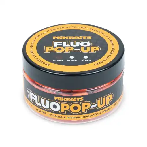 Mikbaits Mini Fluo Pop-Up Pfirsich Pfeffer 10mm 100ml Ihned K Objednání