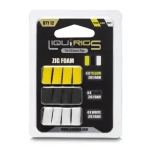 Cenová Bomba Liquirigs Floating Foam Black Yellow White 4+4+4pcs