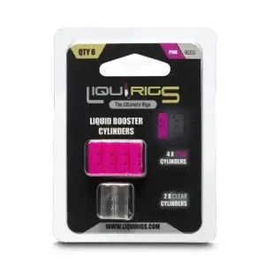 Aktuální Liquirigs Liquid Zig Booster Kapsle Růžová a čirá 4+2ks
