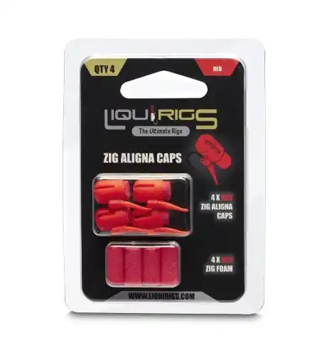 Odeslání Ihned Liquirigs Liquid Zig Rig + Mousse Flottante Rouge 4+4pcs