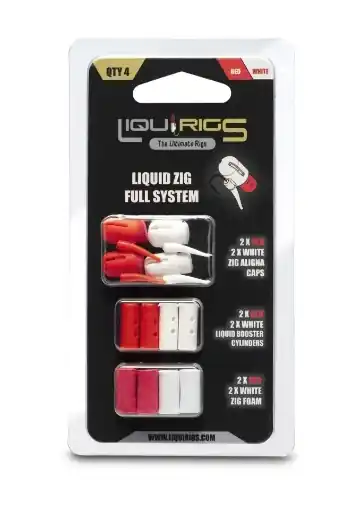 Liquirigs Liquid Zig System Red & White 4+4+4pcs Pouze Dnes