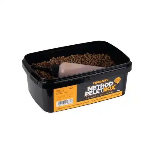Autentický Mikbaits Method Pellet Box Orange de Minuit 400g + Activateur 120ml