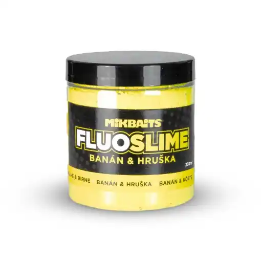 Cenový Hit Mikbaits Fluo Slime Dip Banane Poire 100g