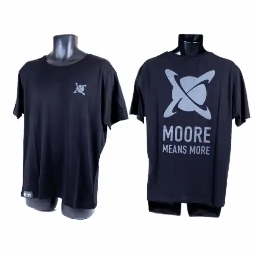 CC Moore T-Shirt Schwarz Gr. XXL Víkendová Akce
