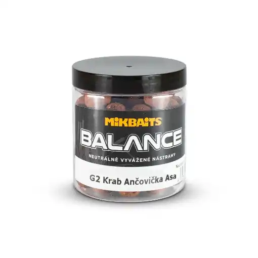 Zlevněný Mikbaits Gangster G2 Balanced Boilies Crab Anchovy Asa 24mm