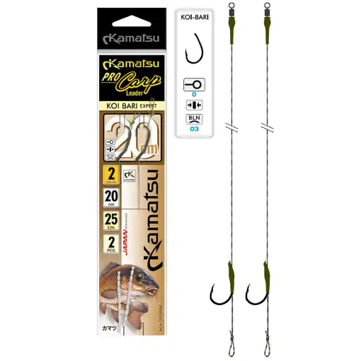 Nová Kolekce Kamatsu Koi-Bari Expert Rig 20cm 2Stk.