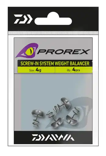 Akční Nabídka Daiwa Prorex Screw-in Weight Balancer 8g (3stk.)