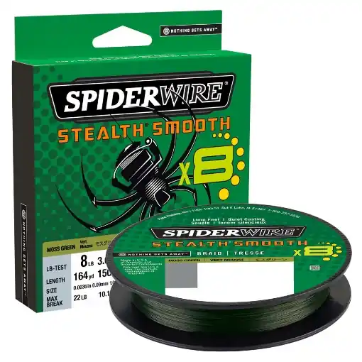 Nakupujte Hned SpiderWire Stealth Smooth 8 Moss Green 150m 0.07mm
