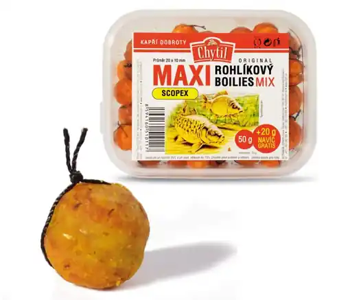 Rohlíkový boilies MAXI Mix 20mm, Vanilka Přímo Od Výrobce