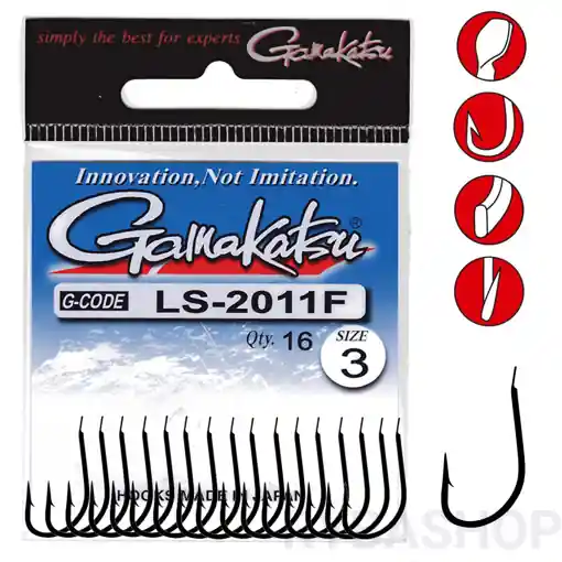 Levný Gamakatsu LS-2011F Hook 5 18pcs