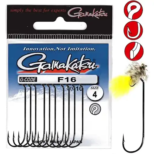Super Cena Gamakatsu F16 Hook 8 12szt