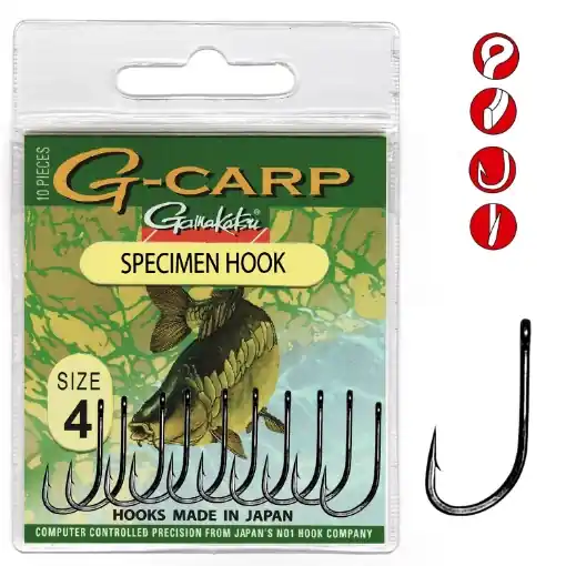Akční Cena Gamakatsu G-Carp Specimen Hook 8
