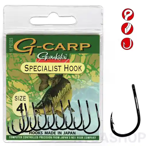Super Cena Gamakatsu G-Carp Specialist Hook 1
