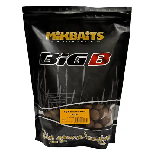 BigB Boilie Peach & Black Pepper 24mm 1kg Dokud Zásoby Vydrží